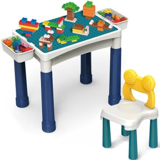 2-in-1 Blocks and Drawing Table