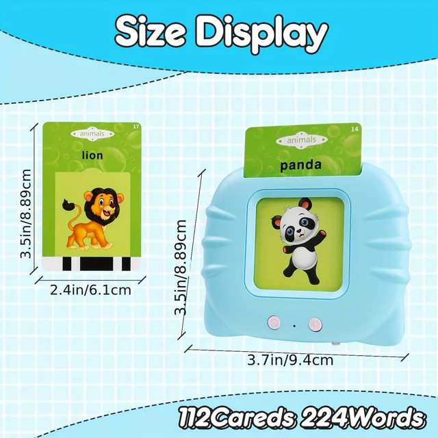 Toddler Talking Flash cards Reader (Rechargeable) - Image 6