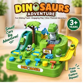 Dinosaurs Adventure Toy Cars Track For Kids