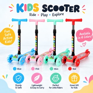 Adjustable 3-Wheel Scootie for Kids