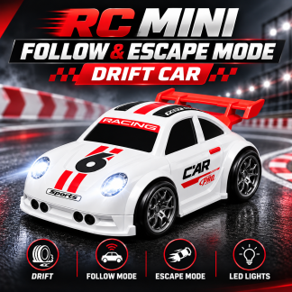 2.4GHz RC Mini Follow & Escape Mode Drift Car
